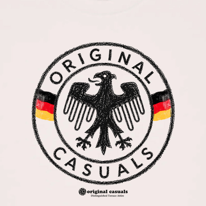 German Eagle Crayon - Vintage White T-Shirt