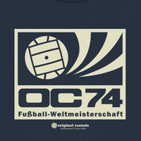 Germany 74 Poster - Navy T-Shirt