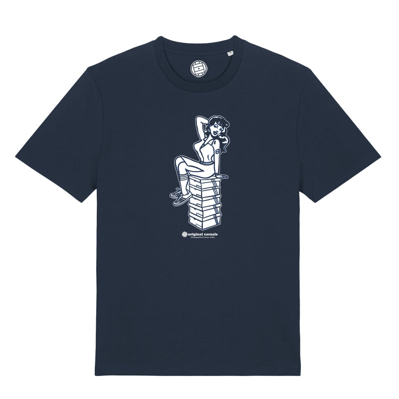 Terrace Pin Up - Navy T-Shirt