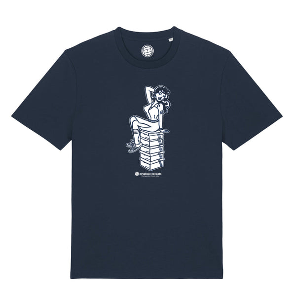 Terrace Pin Up - Navy T-Shirt