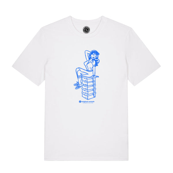Terrace Pin Up - White T-Shirt