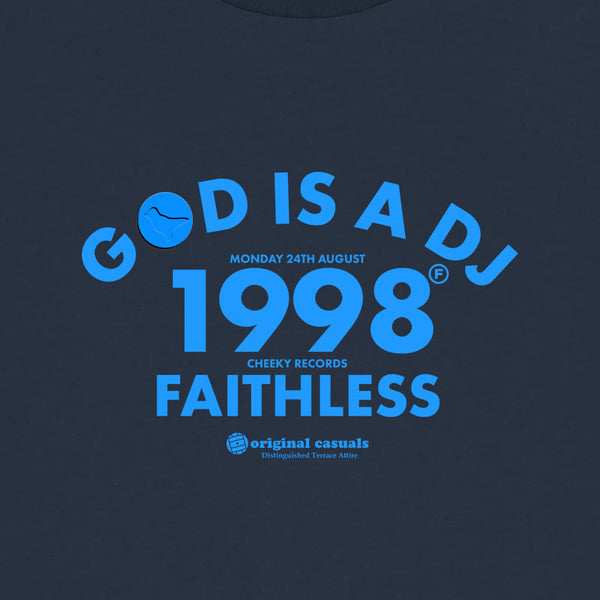 DJ GOD 1998 - Navy T-shirt