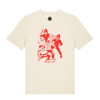 Terrace Brawl - Raw T-shirt