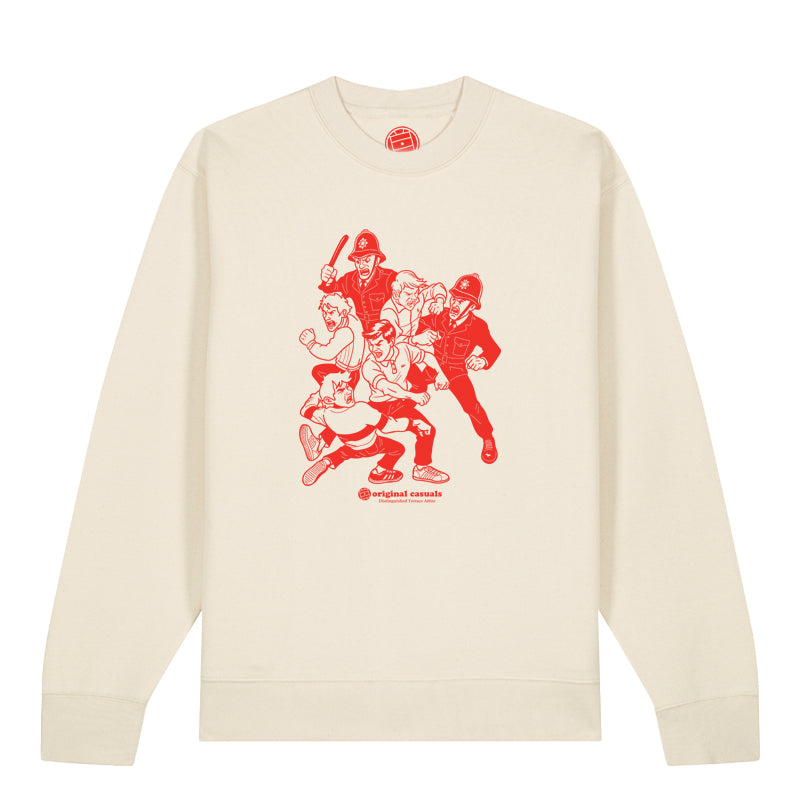 Terrace Brawl - Raw Sweatshirt