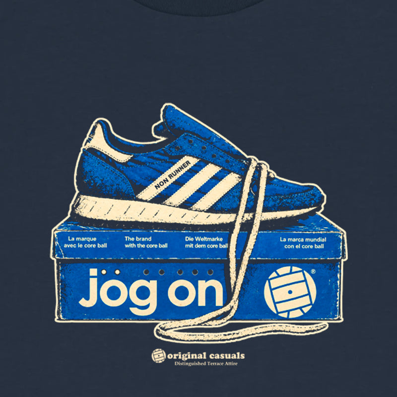 Jog On - Navy T-shirt