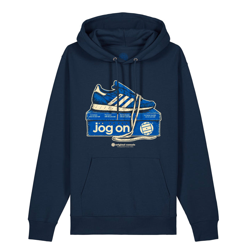 Jog On - Navy Hoodie