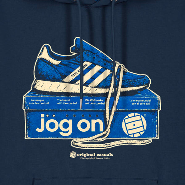 Jog On - Navy Hoodie