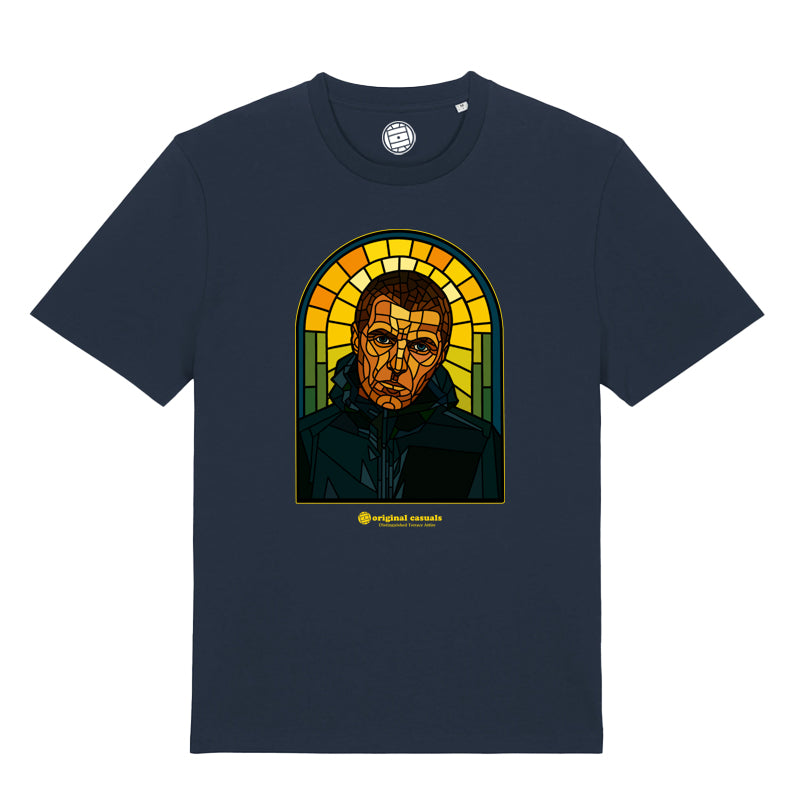 Stained Liam  - Navy T-shirt