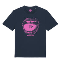 Ecstacy Kiss - Navy T-shirt