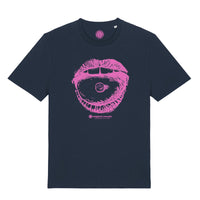 Ecstacy Kiss - Navy T-Shirt