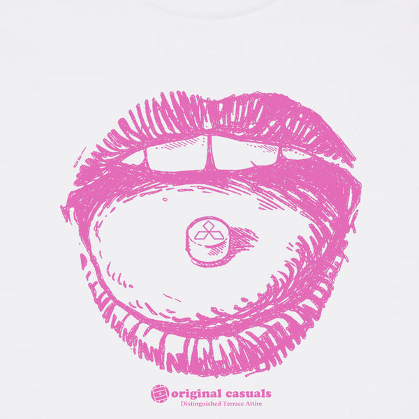 Ecstacy Kiss - White T-Shirt