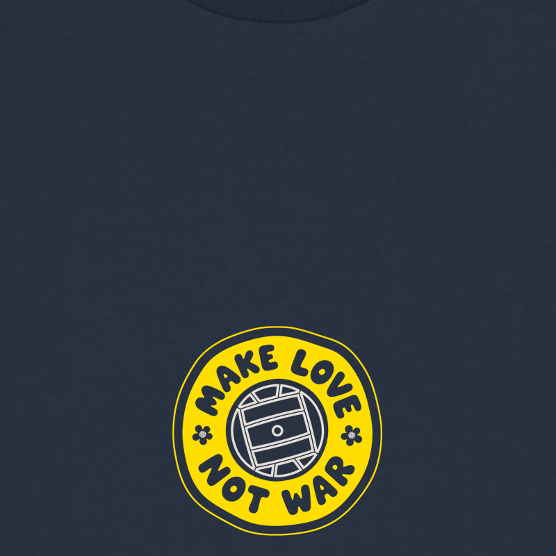 Make Love Not War - Navy T-Shirt