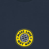 Make Love Not War - Navy T-Shirt