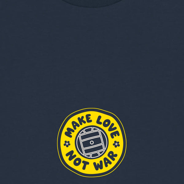 Make Love Not War - Navy T-Shirt