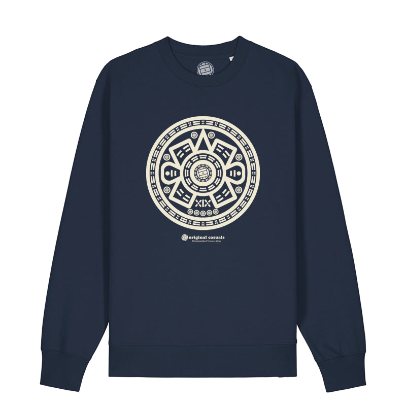 Aztec Pattern - Navy Sweatshirt
