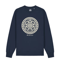 Aztec Pattern - Navy Sweatshirt