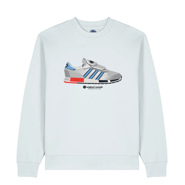 Micro Geometric - Ice-Blue Sweatshirt