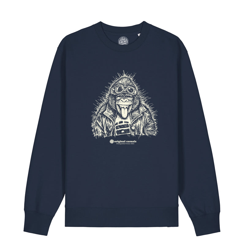 Scribble Ape - Navy Sweatshirt