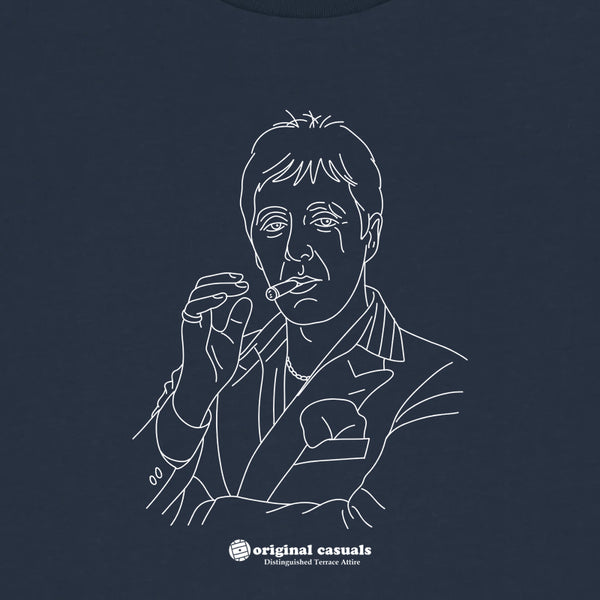 Lined Montana - Navy T-shirt