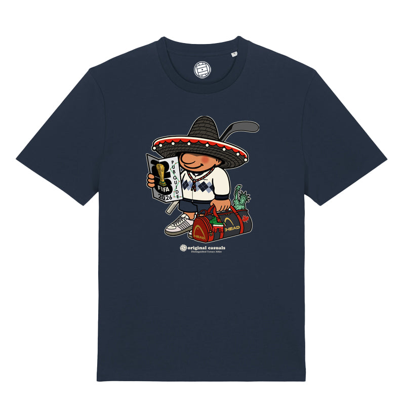 Original Casuals - Get Stripped&nbsp; 'The Gers' Navy T-shirt