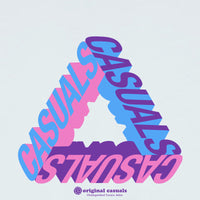 Casuals Triangle - Ice-Blue T-Shirt