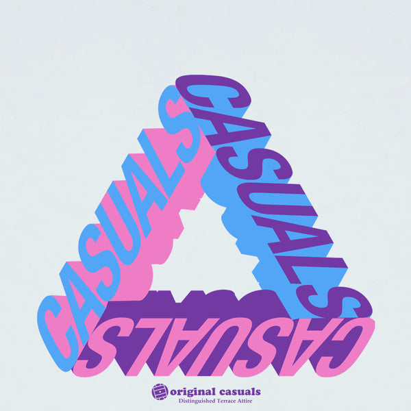 Casuals Triangle - Ice-Blue T-Shirt