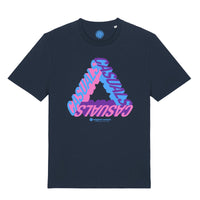 Casuals Triangle - Navy T-Shirt