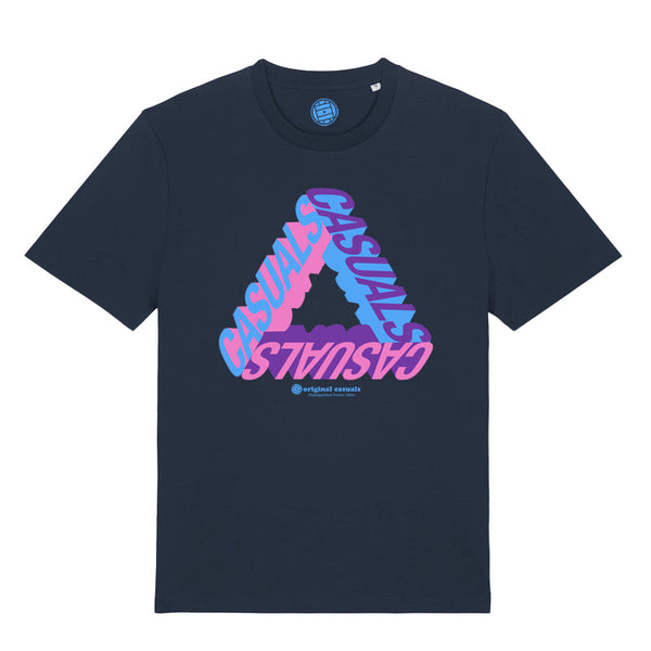 Casuals Triangle - Navy T-Shirt