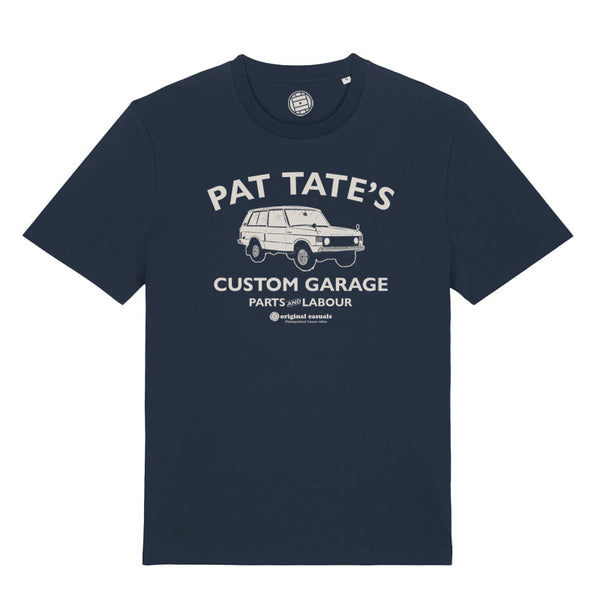Pat Tate's Custom Garage - Navy T-Shirt