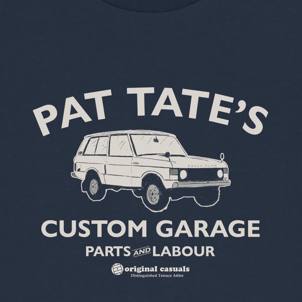 Pat Tate's Custom Garage - Navy T-Shirt