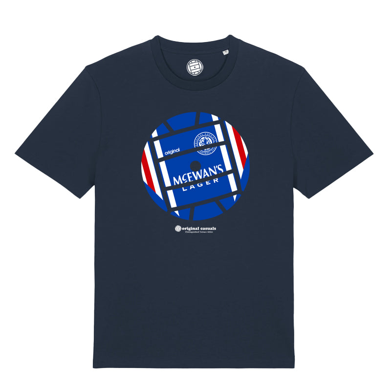 Get Stripped - The Gers - Navy T-shirt