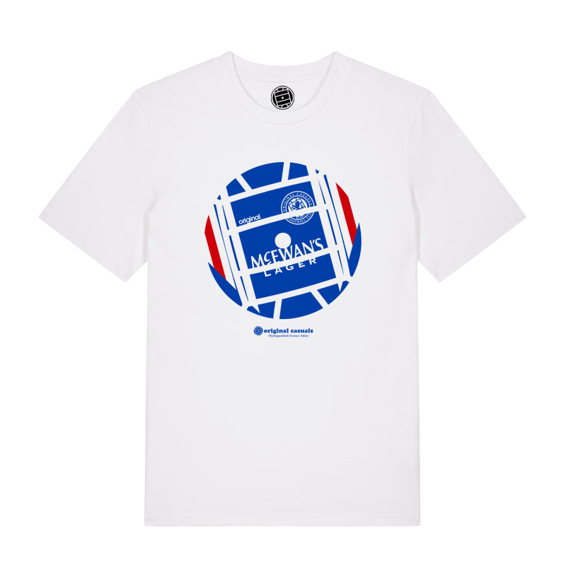 Get Stripped - The Gers - White T-shirt