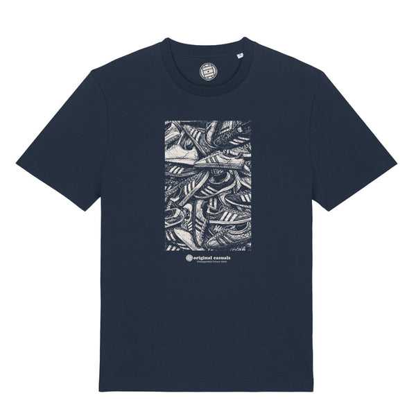Terrace Collage - Navy T-Shirt