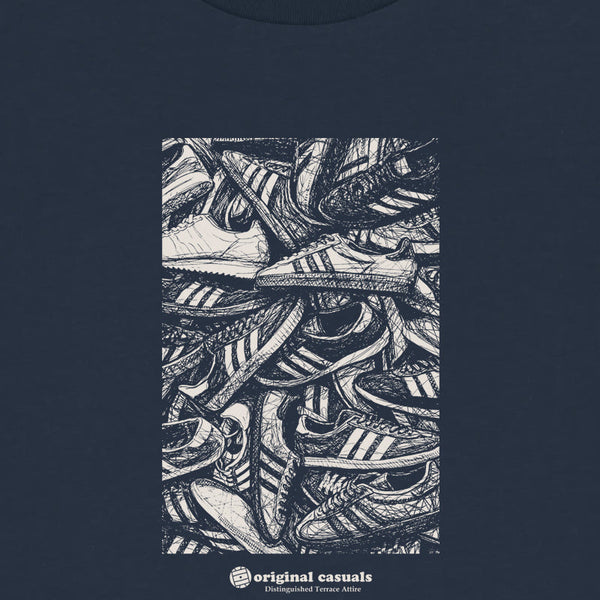 Terrace Collage - Navy T-Shirt