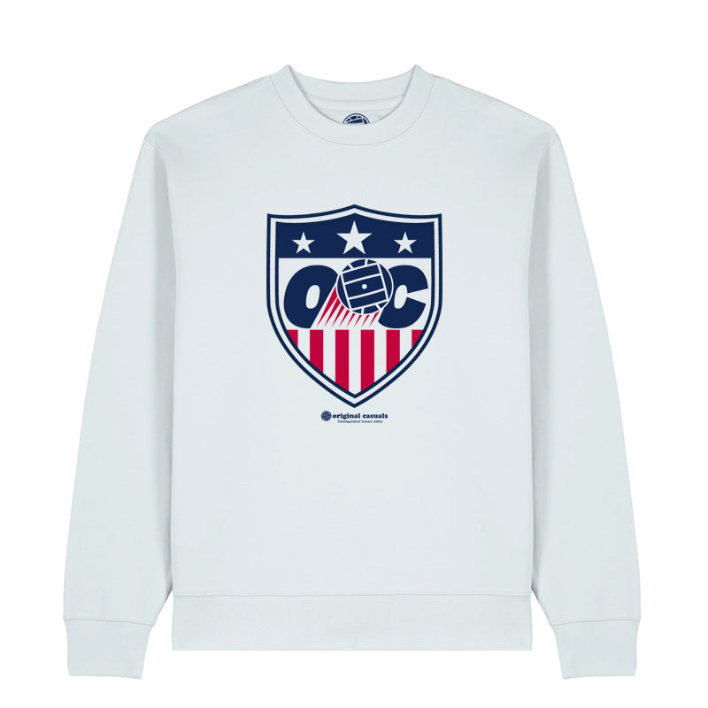 Stars, Stripes & Soccer - Ice-Blue Sweatshirt