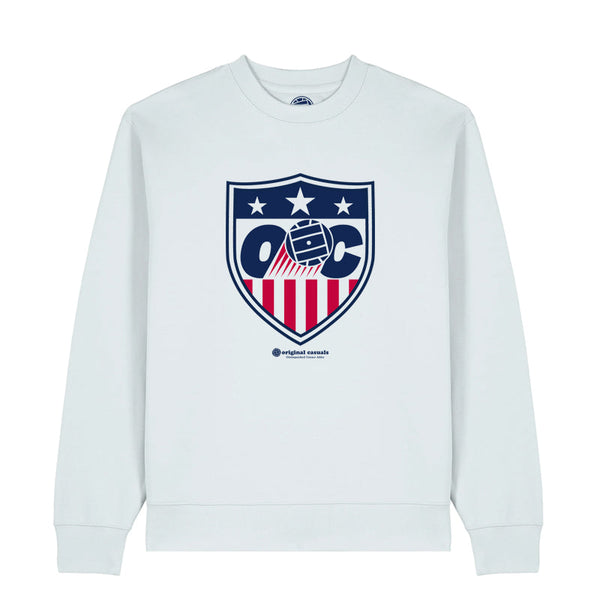 Stars, Stripes & Soccer - Ice-Blue Sweatshirt
