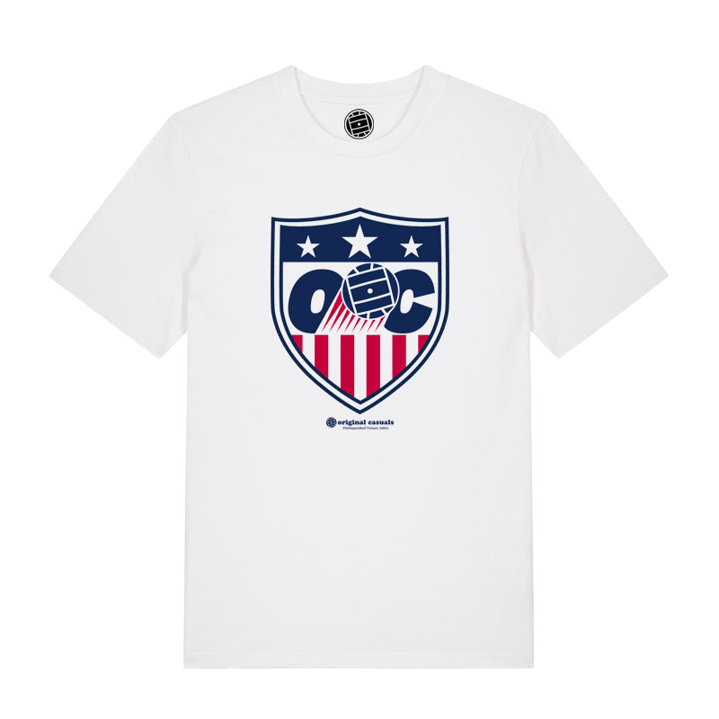 Stars, Stripes & Soccer - White T-Shirt