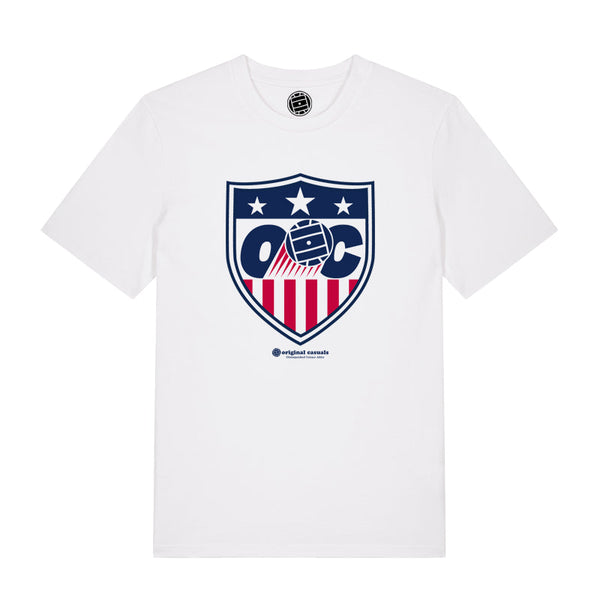 Stars, Stripes & Soccer - White T-Shirt