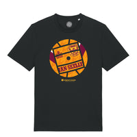 Get Stripped - The Steelmen - Black T-shirt