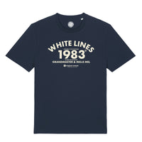 White Lines - Navy T-shirt