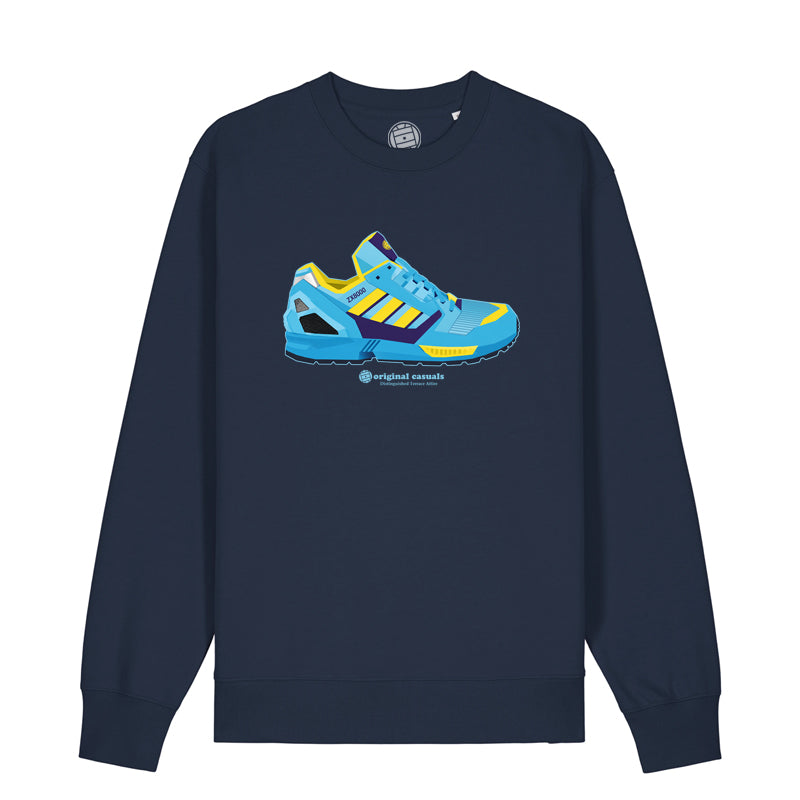 8000 Geometric - Navy Sweatshirt