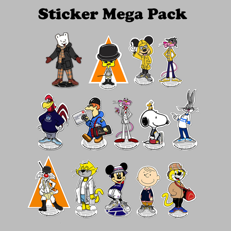 Mega Cartoon Sticker Pack