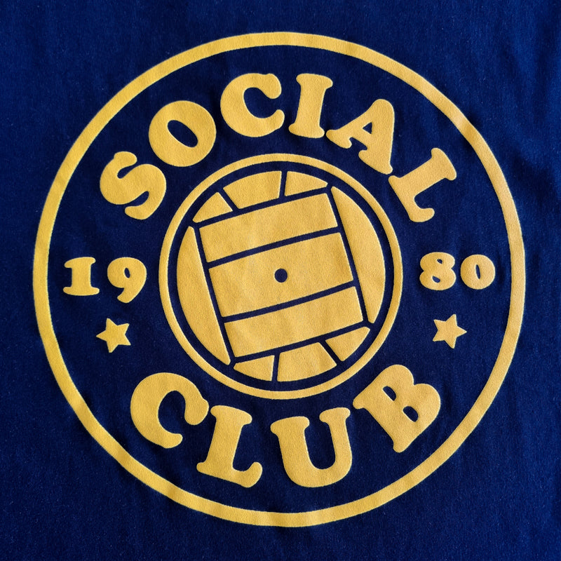 Original Casuals - OC x SC 'Social Club Puff' Navy T-shirt