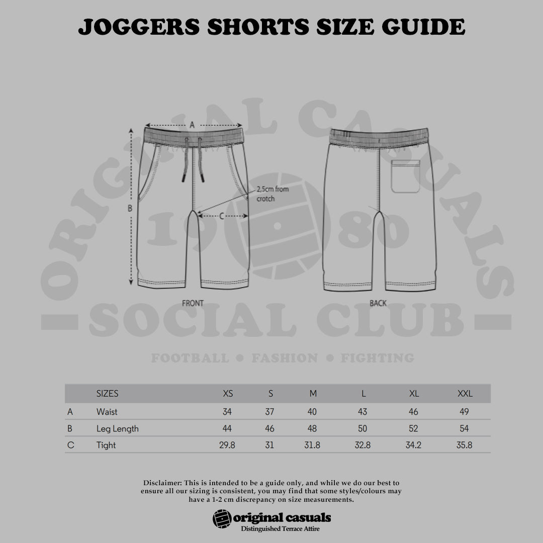 Social Club Navy Joggers Shorts